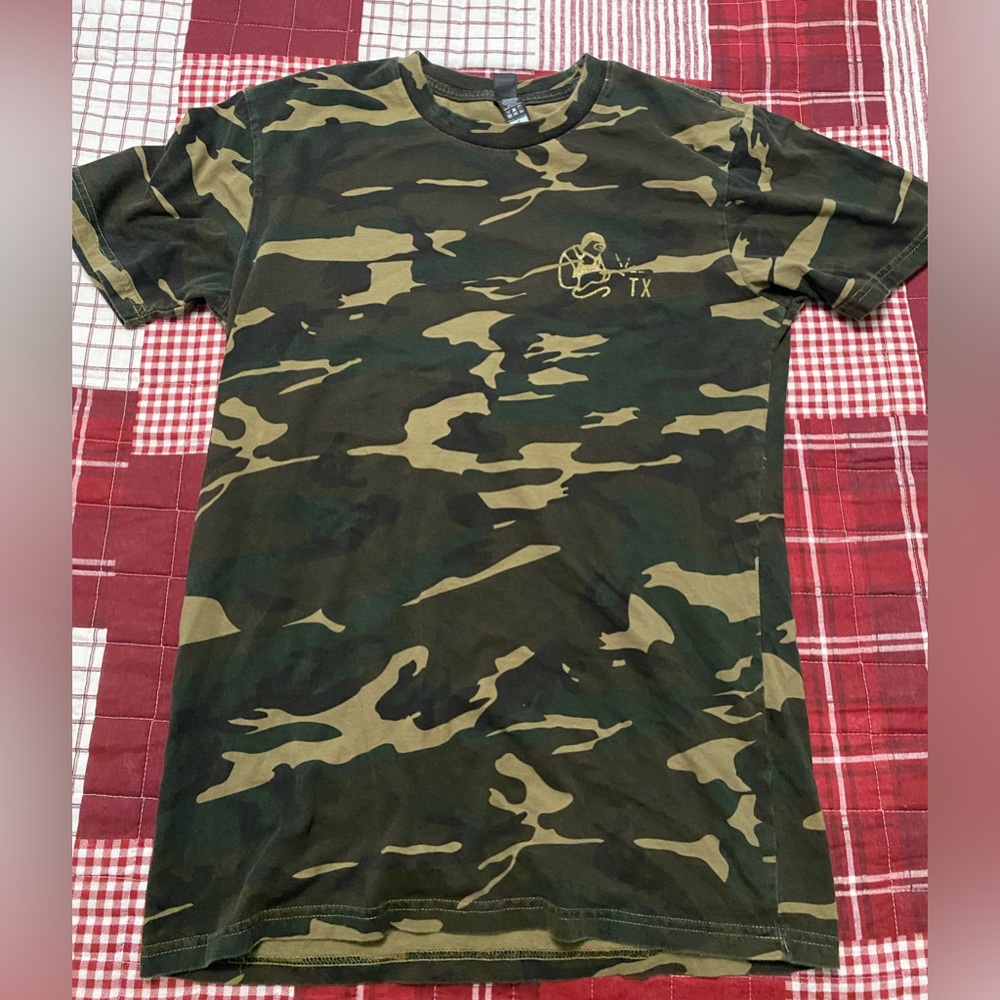 Mill Scale metal fabricators camo shirt